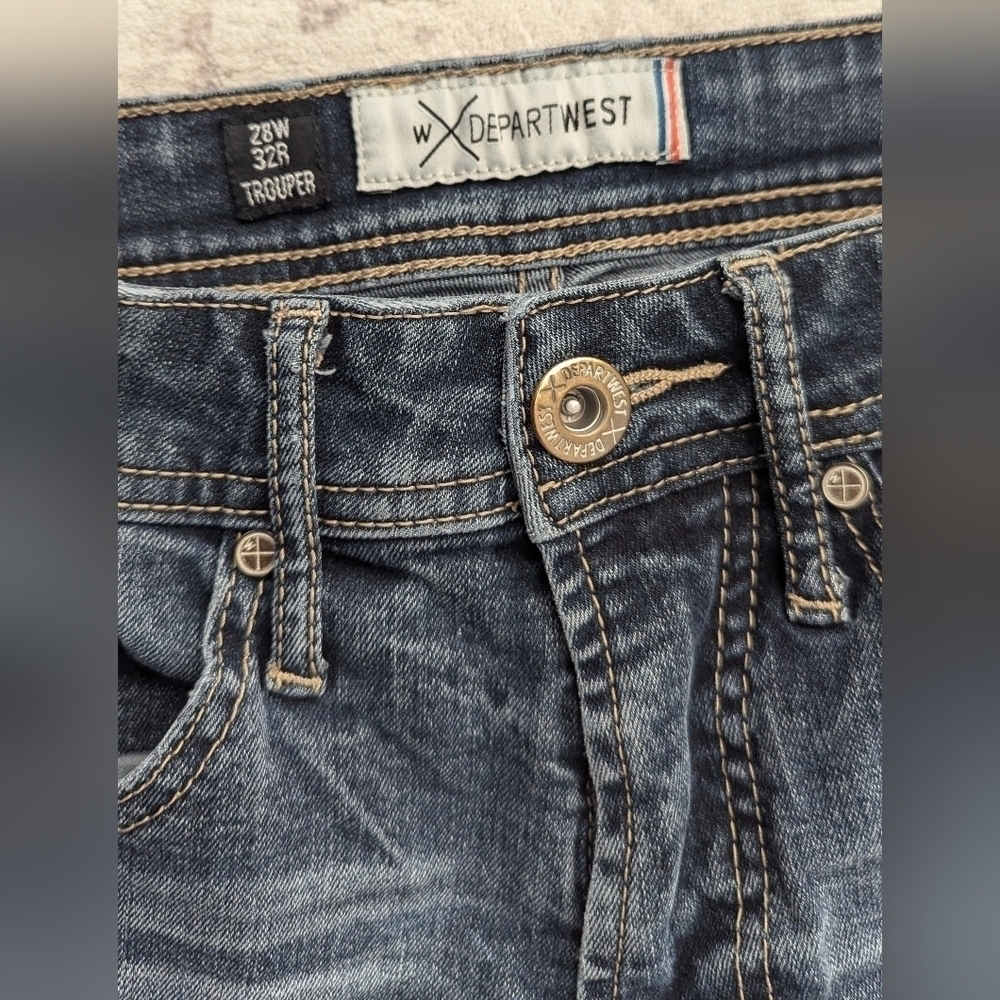 Departwest jeans trouper 28w 32R